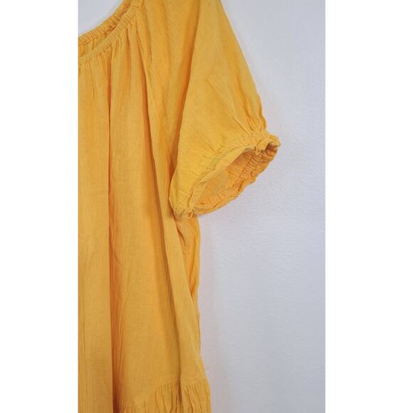 Free People Dress Womens Medium Ruffled Boho Cottagecore Whimsical Fairycore - Picture 5 of 9